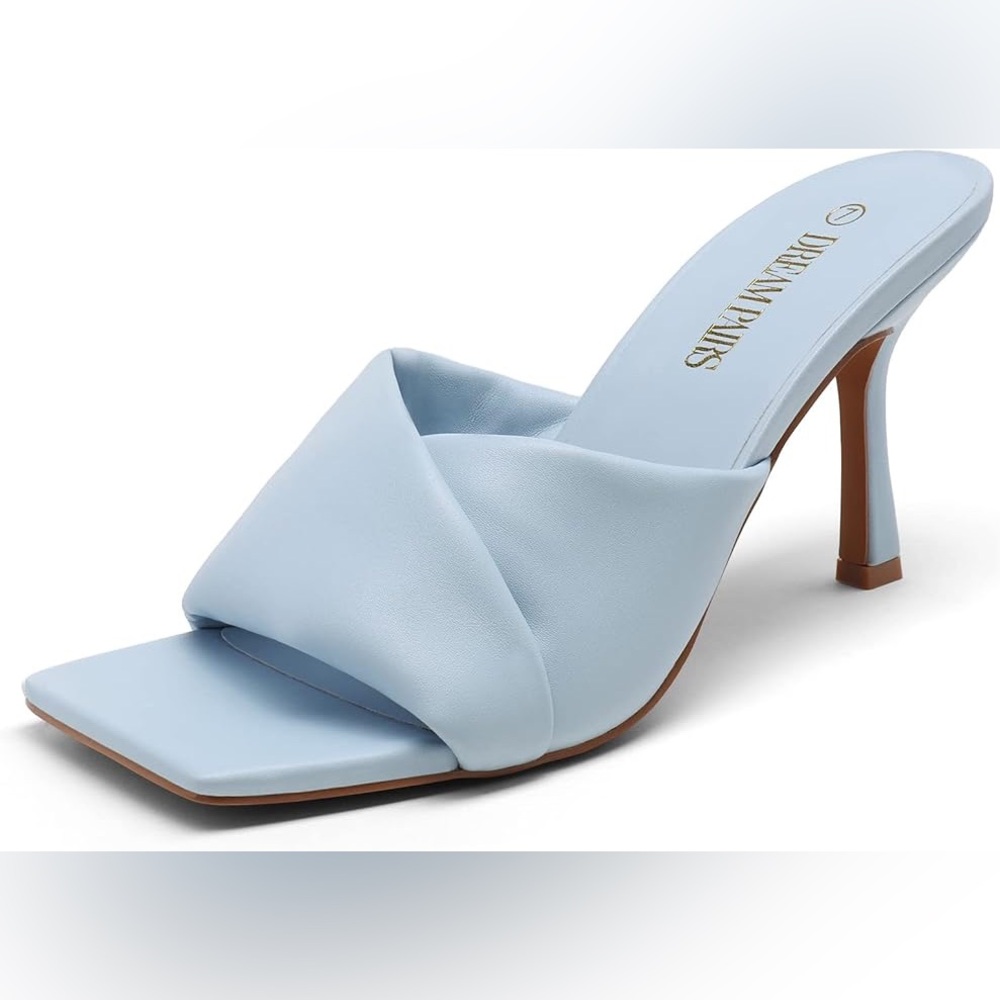 Dream Pairs Women's Gray Slide Sandals